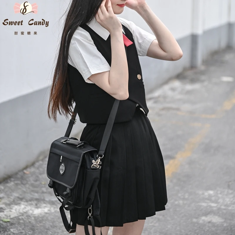 Japanese College Style Daily JK Uniform Bag Hight School DK Student Schoolbag Handbag Backpack Fashion Messenger computer bag