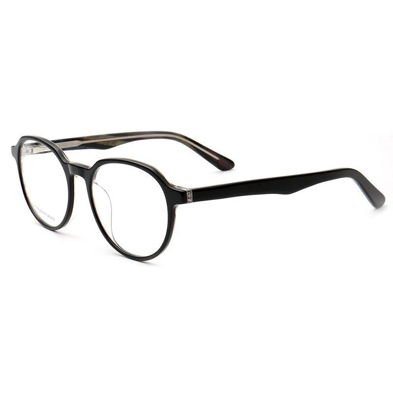 

Women Round glasses Frames men Vintage Tortoise Full Rim Acetate eyeglass frame light fashion prescription eyeglasses JDA3221