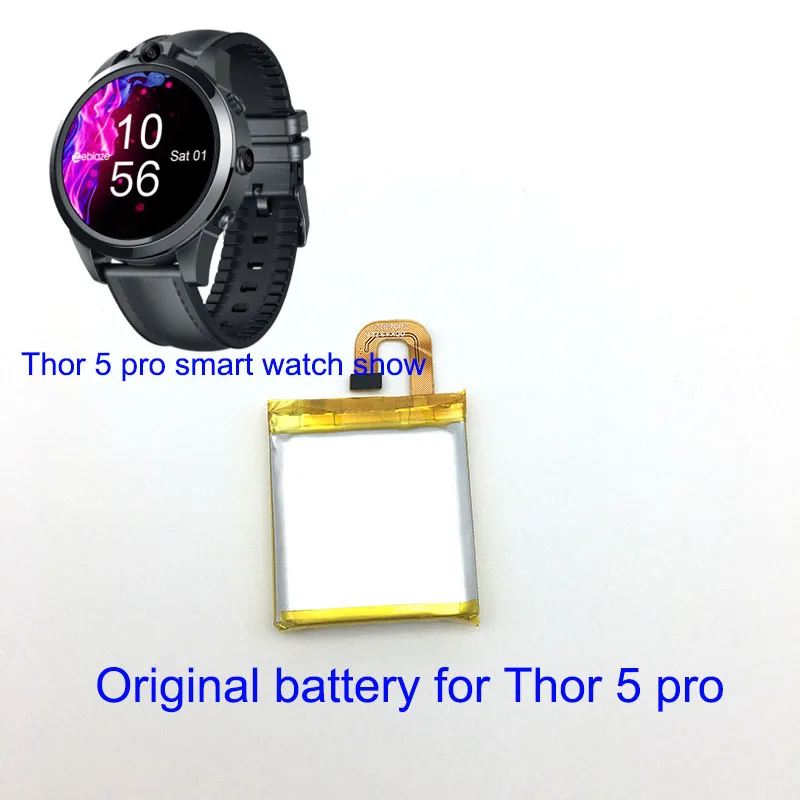 2021 перезаряжаемая батарея для zeblaze thor 5 pro smartwatch Thor 6 умные часы телефон