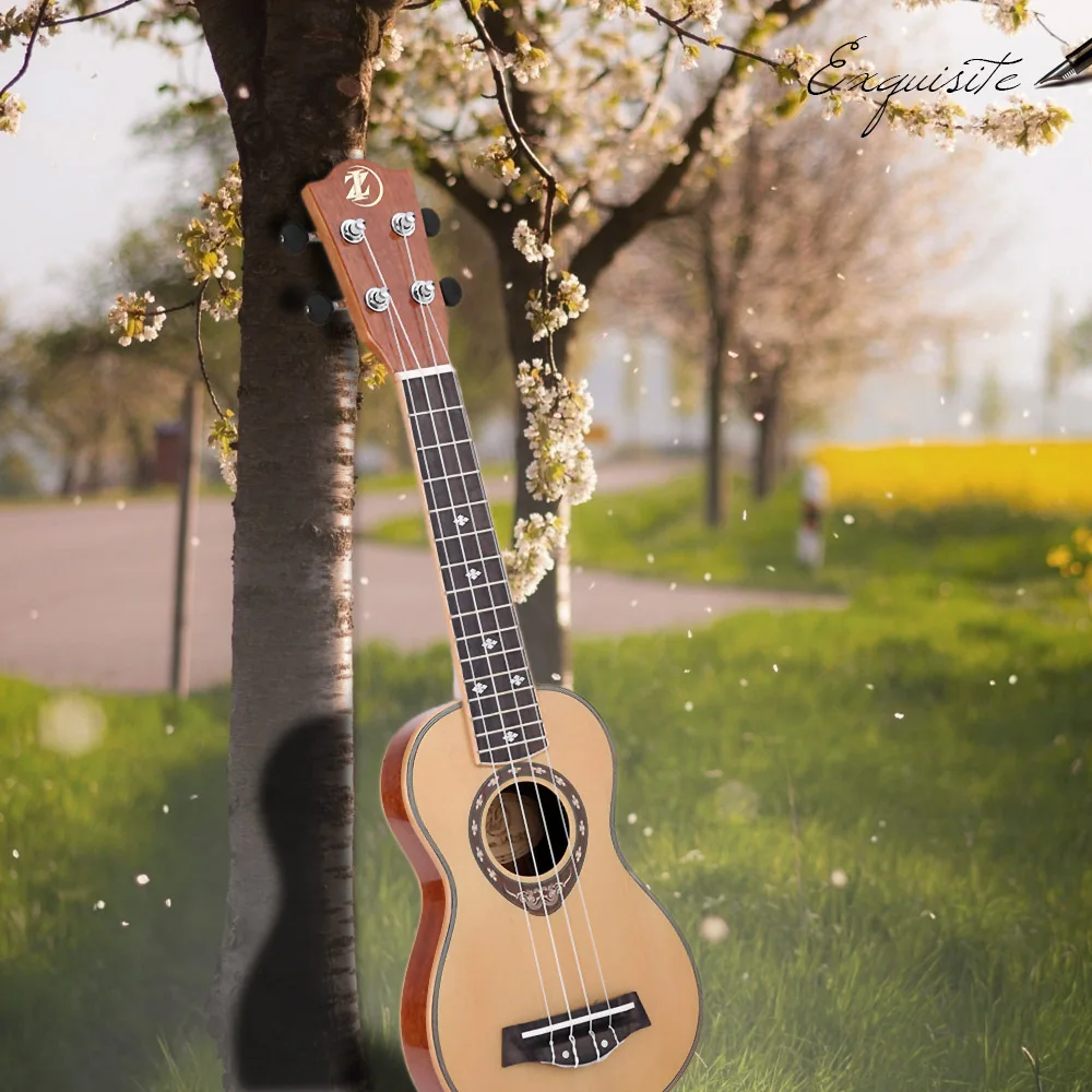 21&quot Soprano Spruce 42mm Ukelele Ukulele Gift Slim Design | Спорт и развлечения