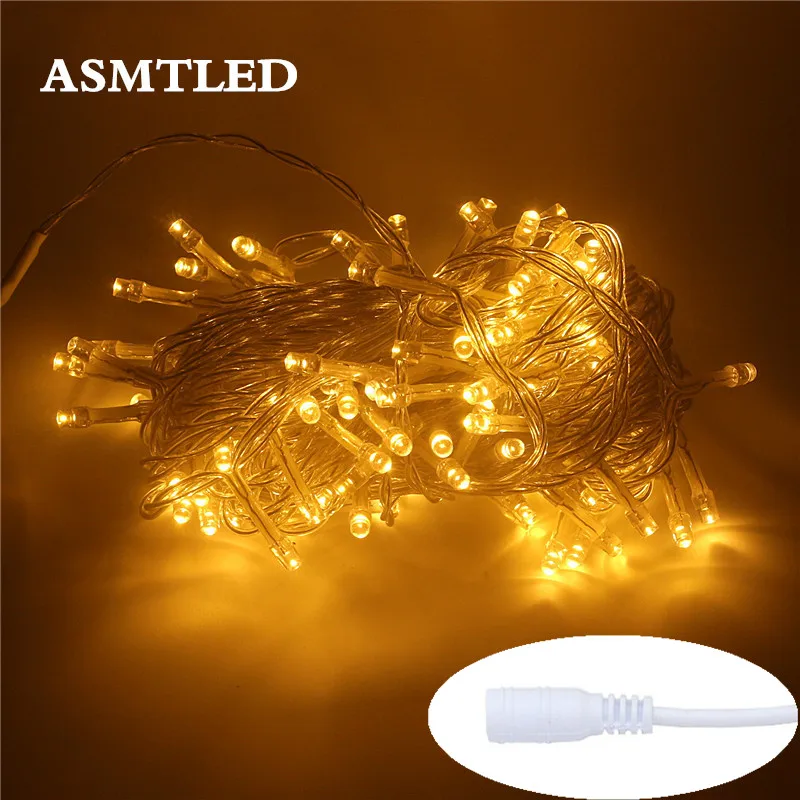 

DC12V 10M 20M 30M 50M 100M LED String lights Fairy Holiday light Christmas Wedding Party DC led Strip lamp Decoration Powered