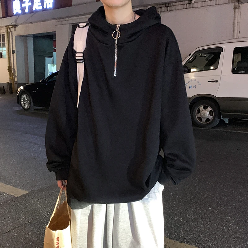 

Осень-зима 2022, новый свитер с капюшоном, Мужская свободная куртка унисекс в Корейском стиле для ленивых пар, топы