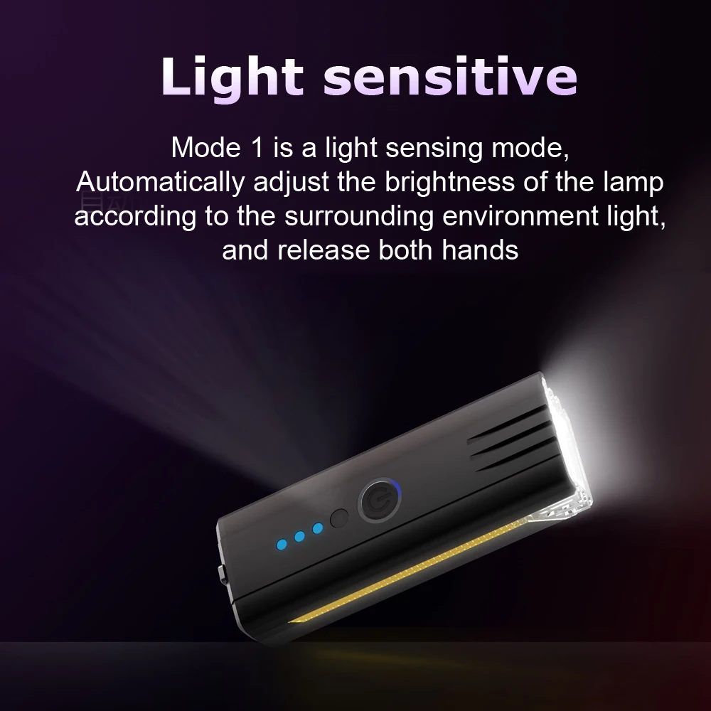 Светильник онасветильник велосипедный светодиодный передний с дистанционным