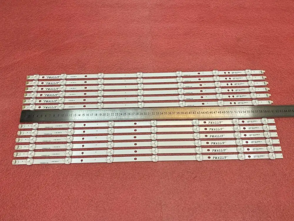 Новый комплект из 3 предметов = 12 шт. светодиодные полосы для Samsung UN60FH6003 UN60J6200 2013SVS60