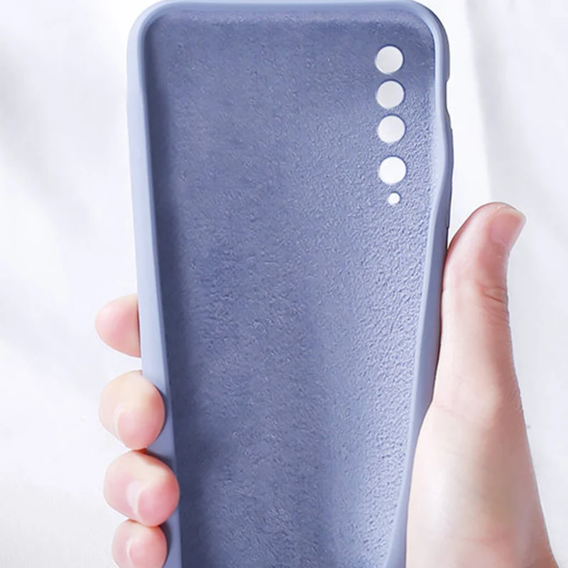 Мягкий жидкий силиконовый чехол для Xiaomi Mi 10 Lite Pro Mi8 SE 9 CC9 Redmi K30 10X Note Max 9S крышка