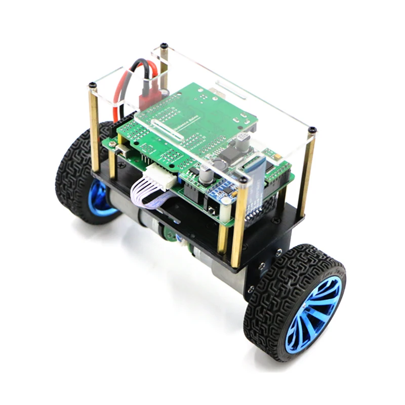 

self balancing carTwo wheel balance car Arduino compatible with uno R3 two wheel self balancing car kit app parameter adjustment