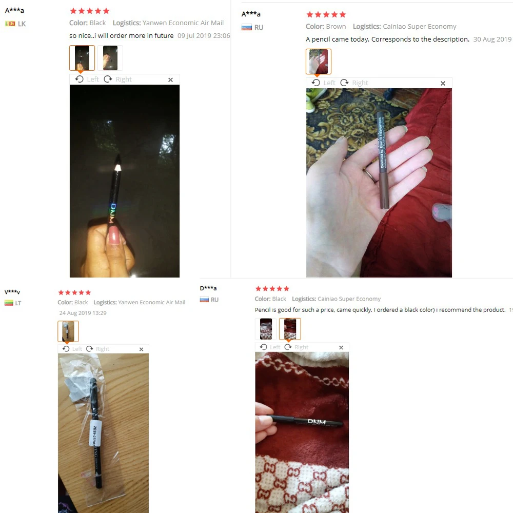 

1PC New Makeup Long Lasting Waterproof Eyebrow Pencils Easy to Wear Black Brown Paint Eye Brow Tattoo Tint Pen Cosmetic Tool