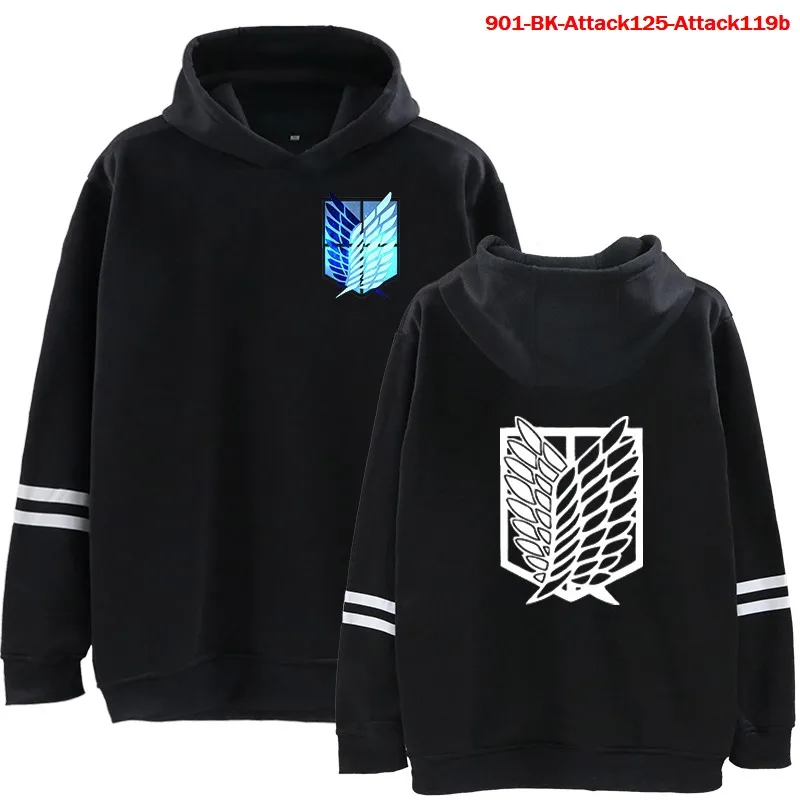 

Women Hoodies Attack on Titan Print Loose Pullovers Casaul Oversized Hoodie Sweatshirt Femme Regular Pullover Classic Hoodies