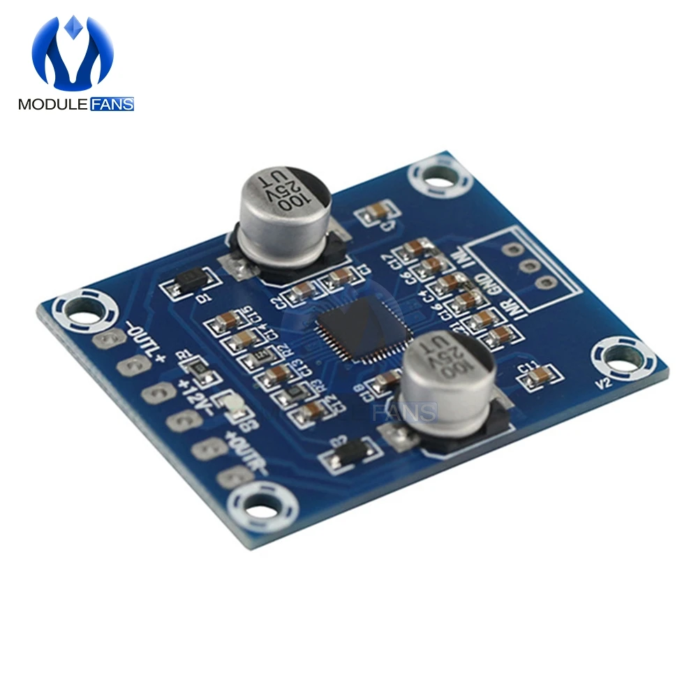 DC 12V PAM8610 2 0 цифровой усилитель Мощность модуль ЖК дисплей ТВ мини аудио Динамик Diy