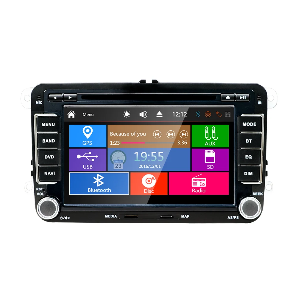 

7" Double 2 Din Car Radio Fit For Volkswagen/Golf/Passat/b7/b6/Skoda/Seat/Octavia/Polo/Tiguan USB DVD CD FM AM Mirror Link
