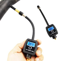 bicycle tire digital air pressure gauge mini electronic precision of manometer for presta valveschrader bike diagnostic repair