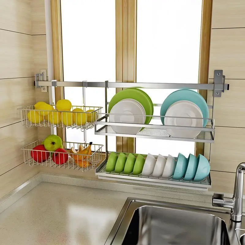 

Rangement Organizadores De Organization Organisateur Especias Stainless Steel Rack Cuisine Organizador Cocina Kitchen Organizer