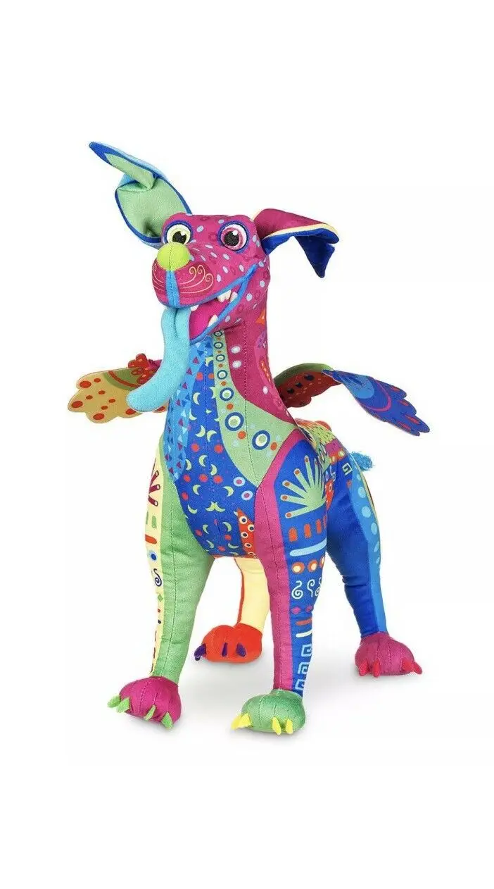 

Pixar Coco Dante Alebrije Радужная собака 15 дюймов плюшевая игрушка