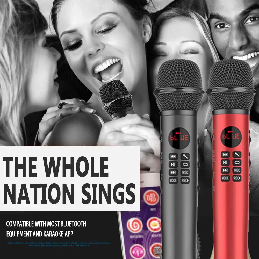 Bluetooth-микрофон для караоке 9 Вт | Электроника