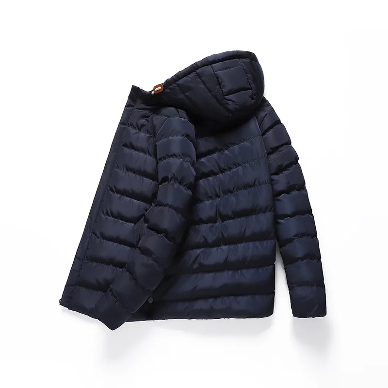 Парка Homme зимняя куртка мужская однотонная парка Уличная Повседневная модная с