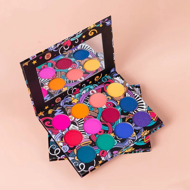 

12 Colors Glitter Shimmer Eyeshadow Pallete High Pigment Eye Shadow Palette