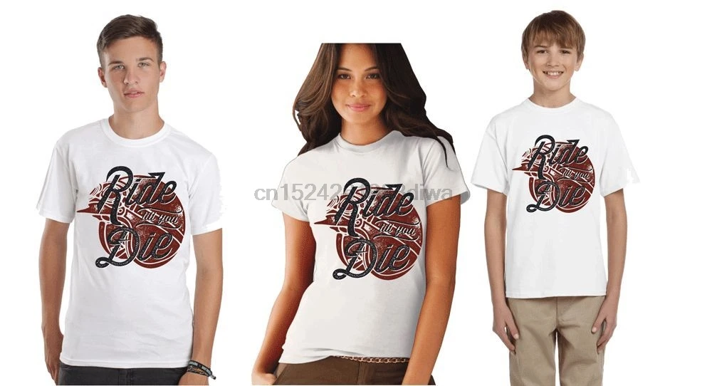

RIDE TILL YOU DIE FULL COLOUR DIGITAL ART T SHIRT