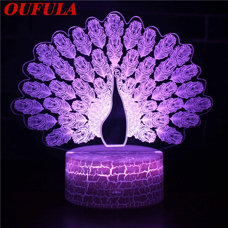 

WPD Ночные светодиодные лампы, новинка, 3D лампа, милая игрушка, подарок, 7 цветов, мультяшная атмосферная лампа для детской комнаты