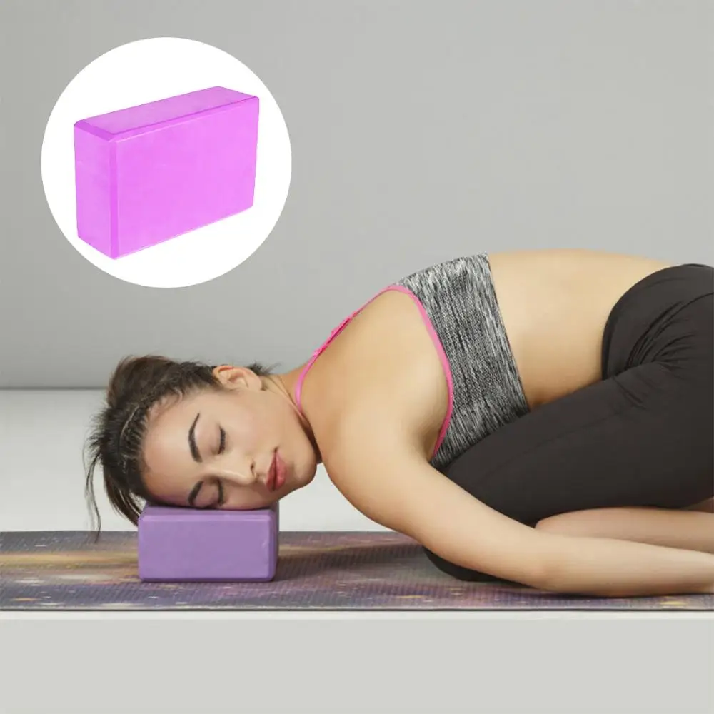 

1x EVA Foam Yoga Brick Block Body Shaping Health Training Soft Non-Slip Surface Sports Exercise Gym Workout Stretch Random Color