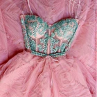 Женское вечернее платье CHENXIAO, розовое длинное ТРАПЕЦИЕВИДНОЕ ПЛАТЬЕ на бретелях-спагетти, с вышивкой сердечком, длиной до пола, официальное платье