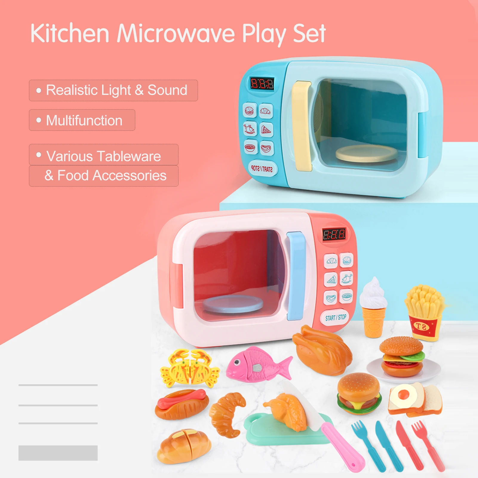 31 шт. кухонный микроволновый игровой набор имитация электронной игрушки для