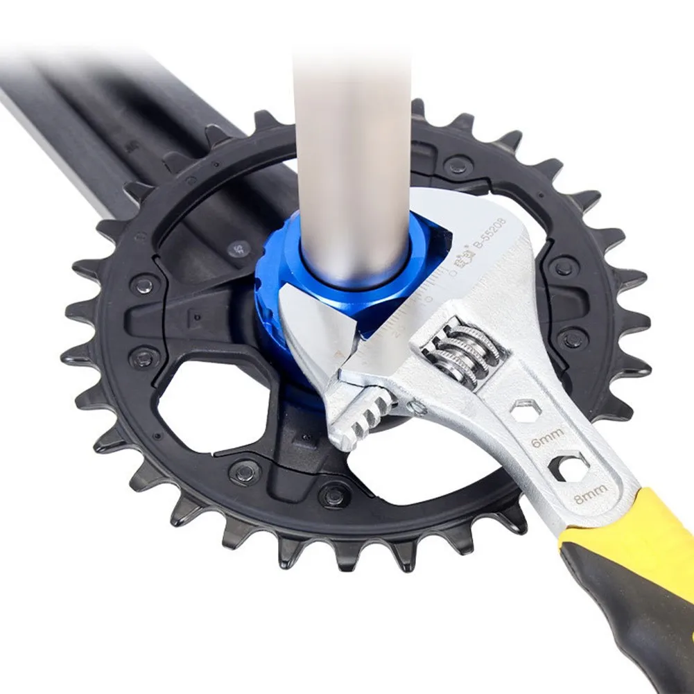 

1pcs Bike 12-Speed Crankset Installation Sleeve For M7100/M8100/M9100 XT SLX TL-FC32 Wrench Aluminum Alloy Bicycle Repair Tools