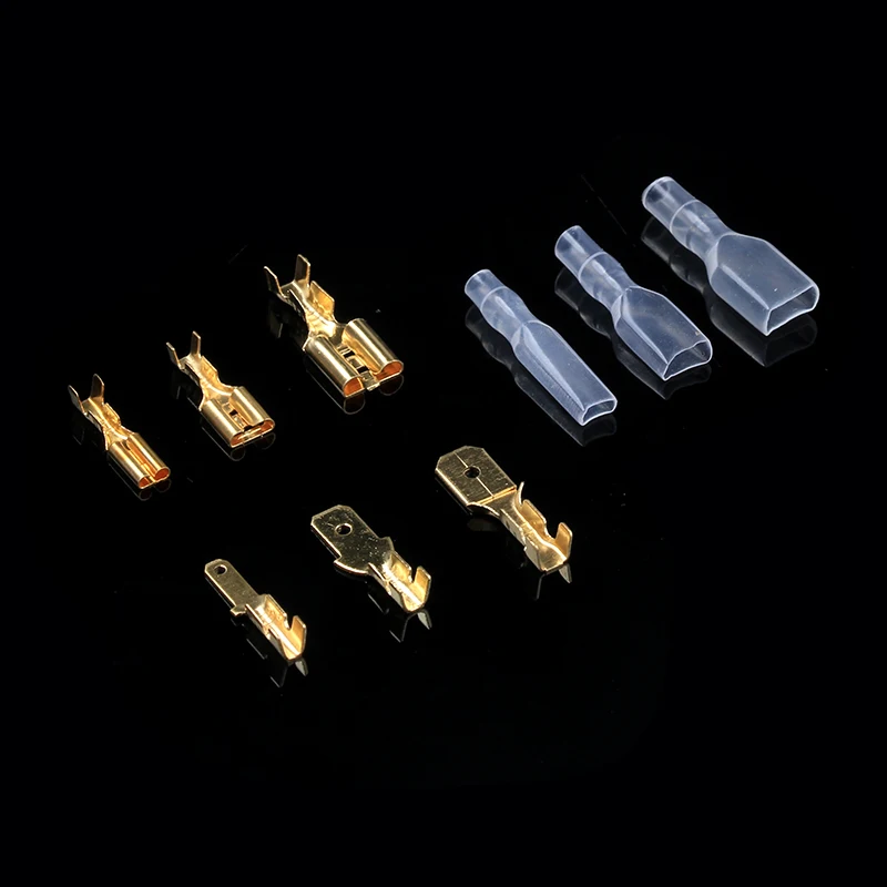 270 шт изолированные электрические провода обжимные клеммы набор 2 8/4 8/6 3 мм