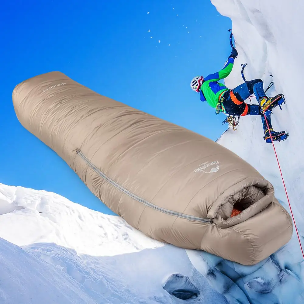 Спальный мешок Naturehike зимний холодная погода Мумия гусиный пух серия для