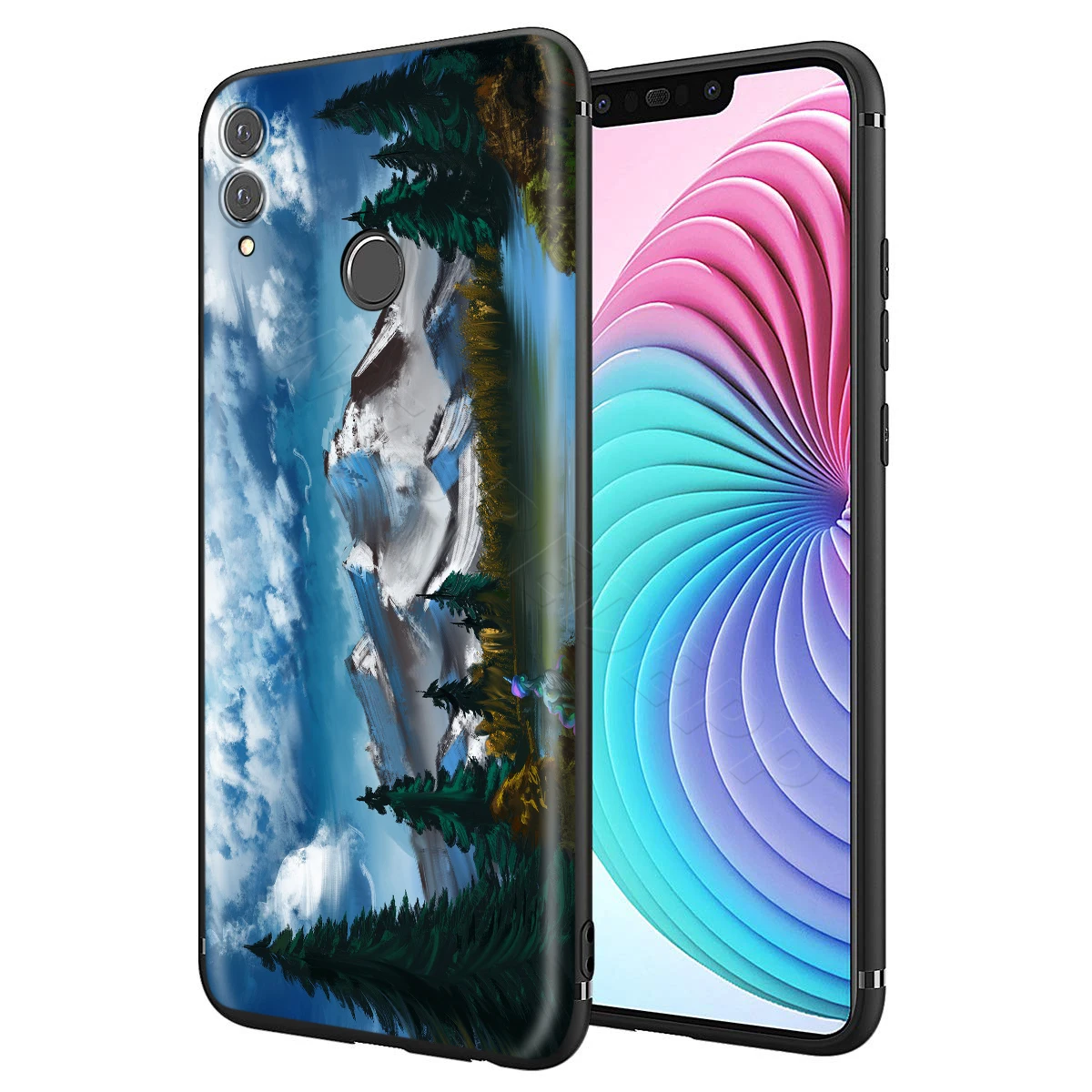 Webbedepp чехол Боб Росс без ошибок для Huawei Honor 6A 7A 7C 7X 8 8X 8C 9 9X 10 20 Lite Pro Note View|Бамперы| |