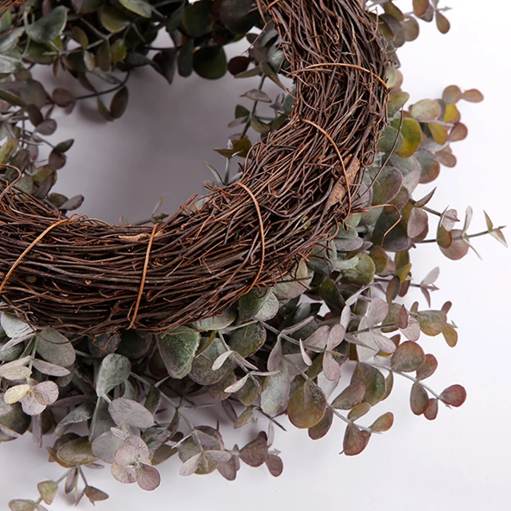 

Artificial Green Plant Wreath Simulation Green Plant Garland Home Office Decor wreath farmhouse decor hawaii Style party Fe24