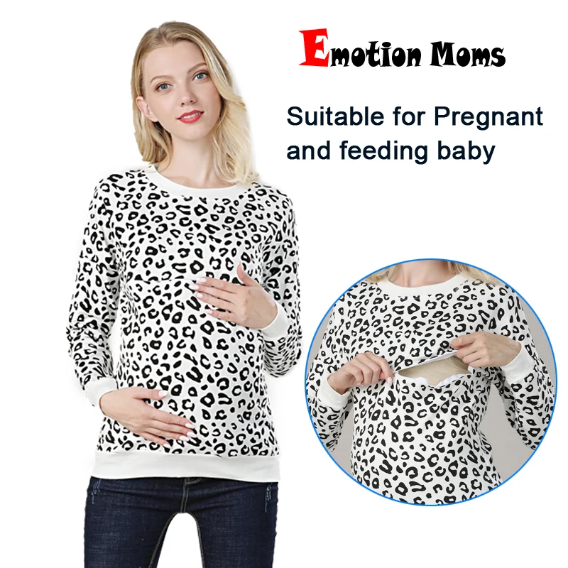 Зимний свитер для беременных толстовки с длинным рукавом кормящих мам Толстая