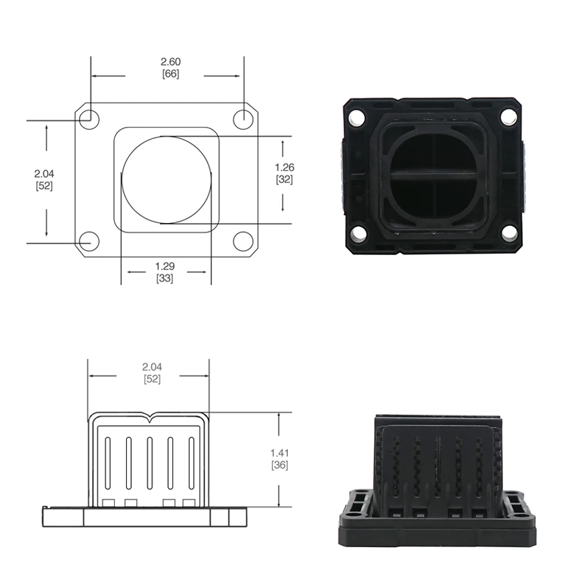 ZSDTRP карбоновый тростниковый клапан для YAMAHA TZM150 с коробкой