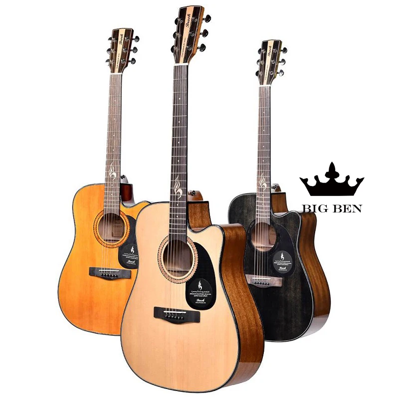 41 дюйм гитара 40 дюймов Акустическая Пикап Ретро электрическая коробка верхняя