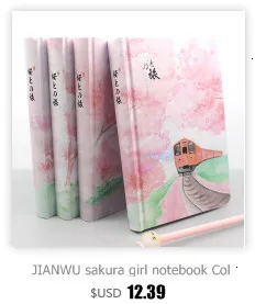 JIANWU 4 шт./компл. стильная футболка с изображением персонажей видеоигр A5 ноутбук Простые Модные сборника упражнений студент кавайный Дневник Школьные принадлежности