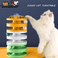 suprepet cat toy cute turntable ball fidget kitten accessories pet interactive toys training wheel products funny kitty supplies