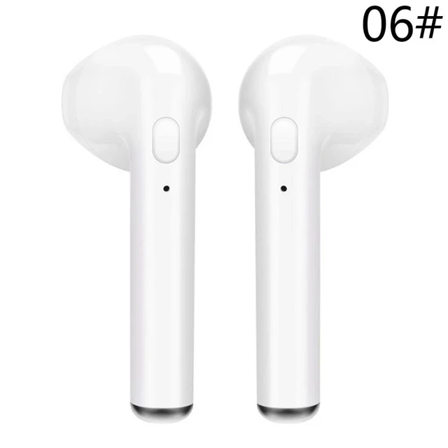white TWS i7s беспроводные Bluetooth наушники-вкладыши стерео наушники для всех смартфонов беспроводные гарнитуры - Цвет: white