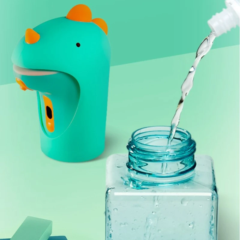 

Cartoon Dinosaur Automatic Foam Soap Dispenser Intelligent Sensor Kids Hand Washing Machine Kitchen Bathroom Supplies