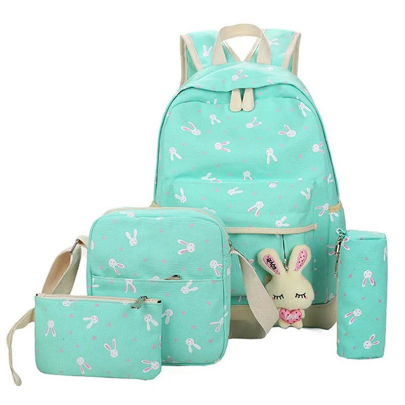 Школьные ранцы для девочек-подростков, вместительный женский рюкзак с принтом, милые сумки для книг