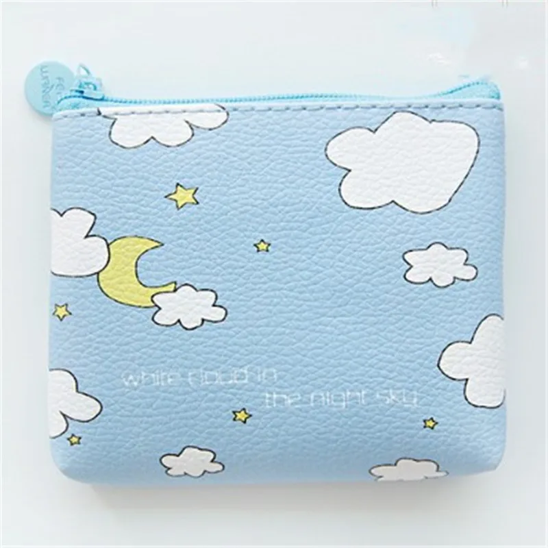 Новые кошельки для монет с мультяшными животными и фруктами женские Мини