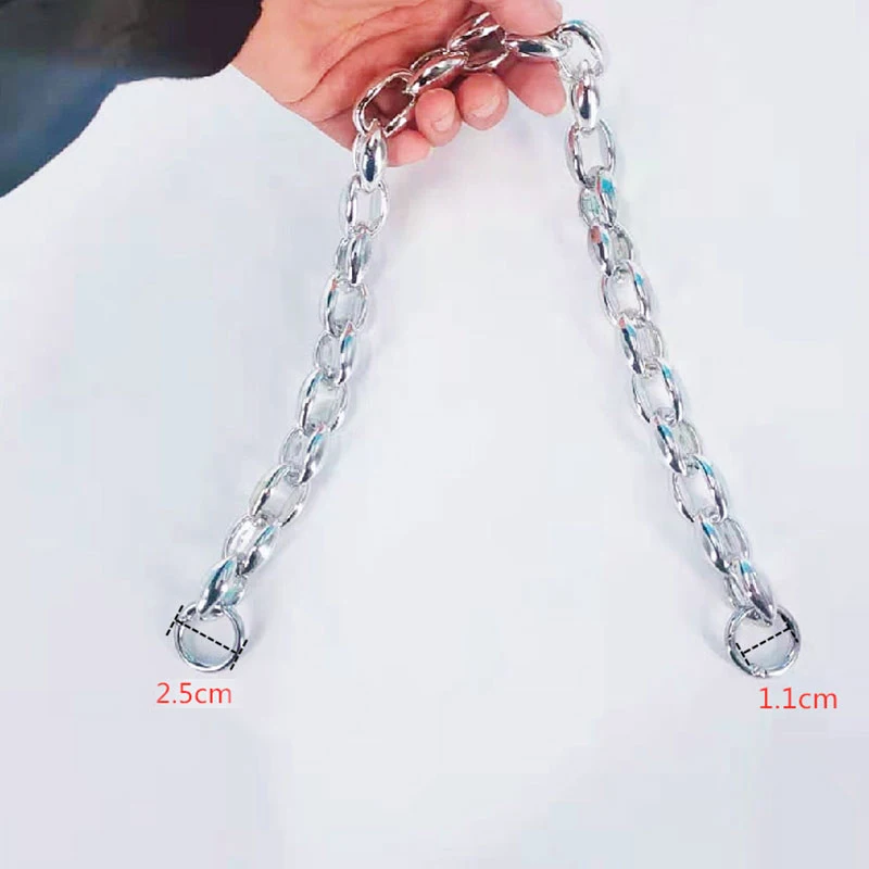 

New Fashion Woman Bag Accessory Detachable Parts Replacement Chain Gold Plastic Luxury Strap Women Acrylic Shoulder Handle Chain