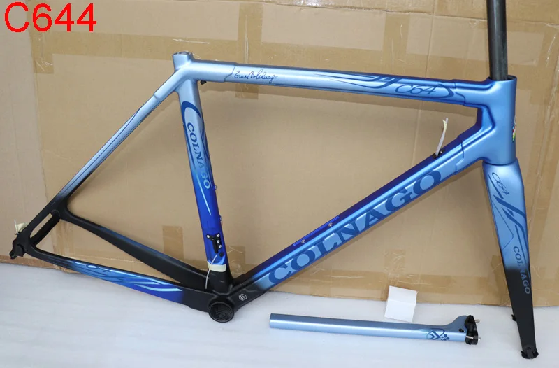20 цветов Colnago C64 карбоновая рама набор рамы для шоссейного велосипеда карбоновые рамы для велосипеда белое золото