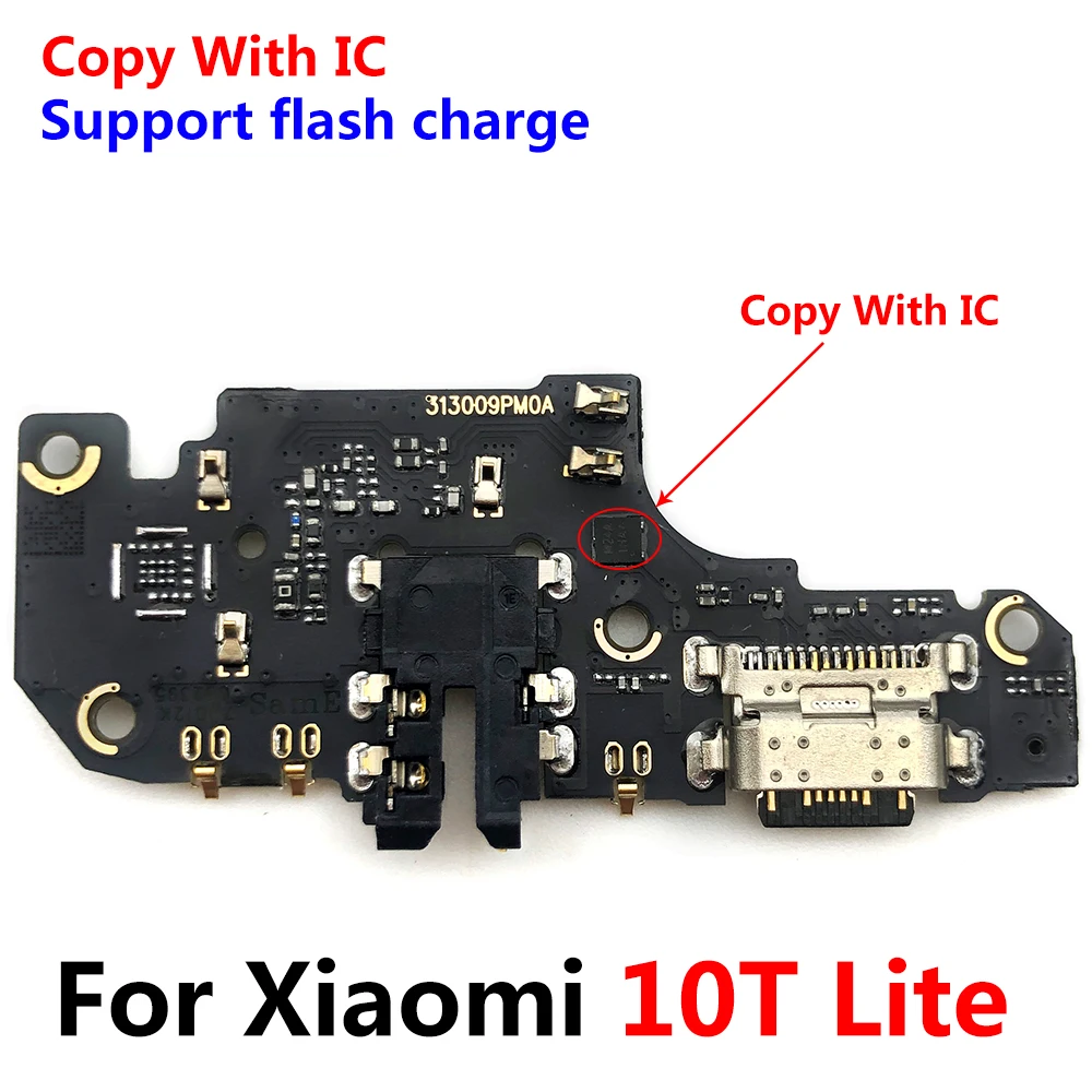 

Новинка зарядное устройство Micro USB док-разъем зарядный порт микрофон гибкий кабель для Xiaomi Mi 10T Lite запасные части