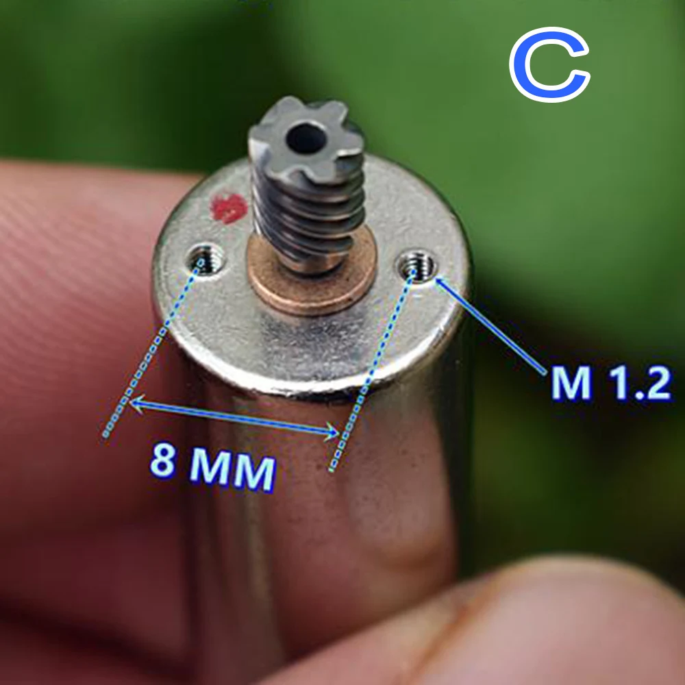 Двигатель постоянного тока постоянный ток 6 в 12 В прецизионный двигатель без