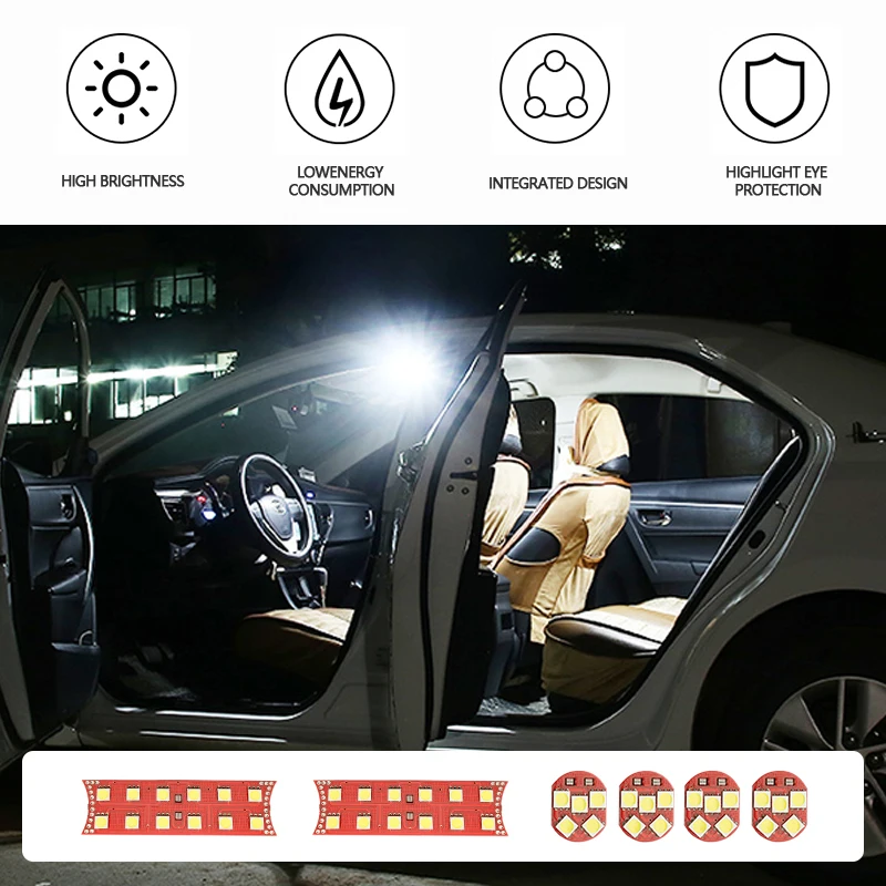 2x светодиодный автомобилей Canbus Error Free чистый белый Лампа светлый купол для BMW E87 E82