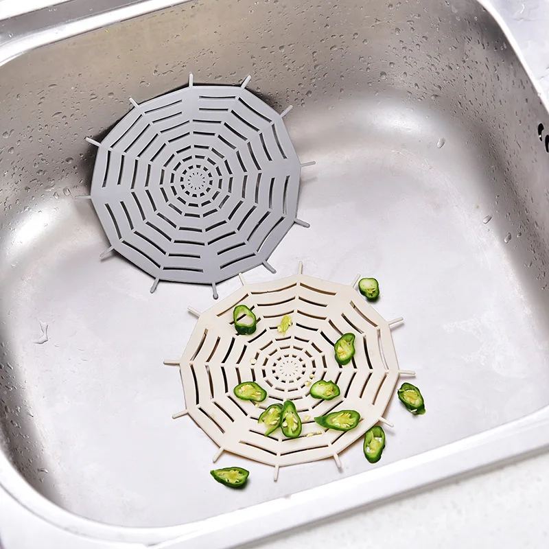 

1PC Kitchen Sink Filter Silicone Anti-Clogging Floor Drain Cover Universal Bathroom Toilet Hair Catcher Stopper Kitchen Accessor