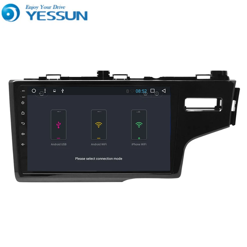 For Honda Fit Jazz 2014 2015 2016 2017 2018 Right hand drive Car Android Multimedia Player GPS Navigation Big Screen Bluetooth | Автомобили