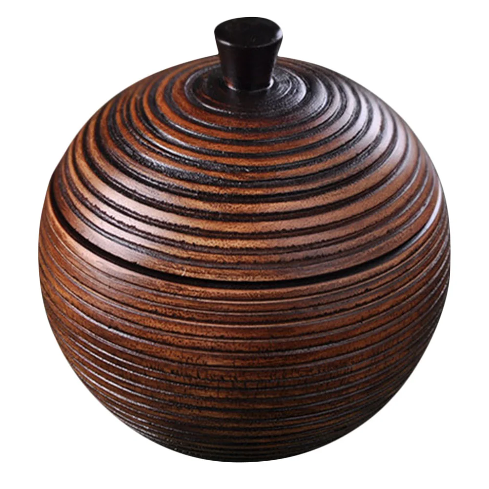 

1Pc Vintage Tea Wooden Bucket Portable Storage Holder Tea Box for Decor