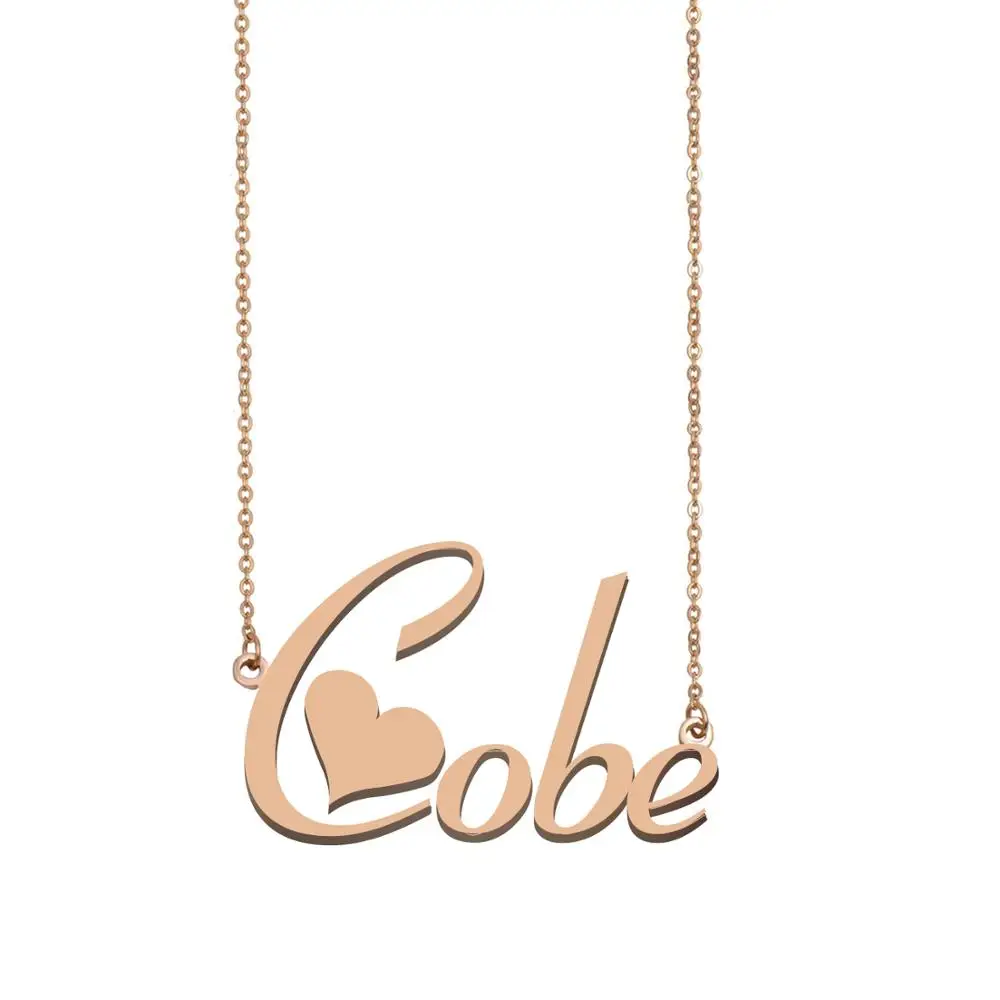 Ожерелье с именем Коби ожерелье на заказ для женщин и девочек лучшие друзья день