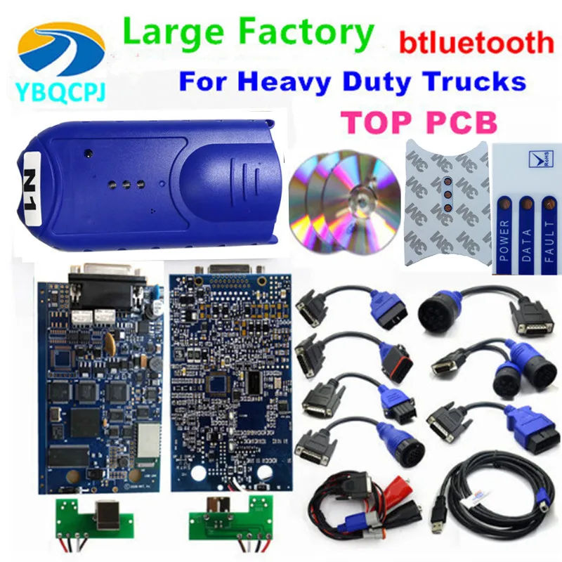 TOP PCB USB N1 125032 Link + Bluetoo для интерфейса дизельного грузовика Volvo Cummins и т. д. Nexiq ISUZU HINO