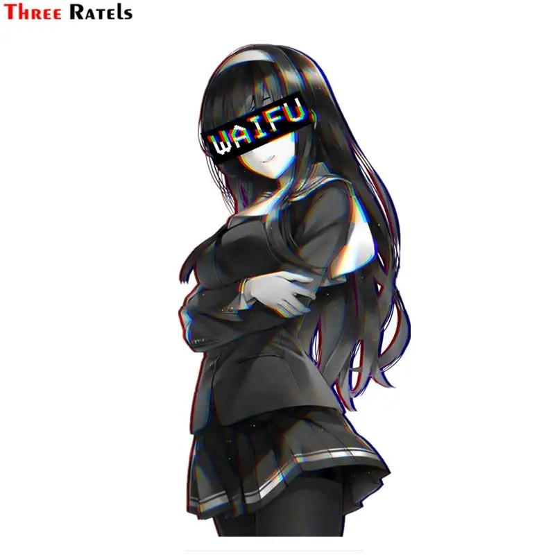 

3D наклейки для автомобиля Three Ratels FC451 Utaha Waifu